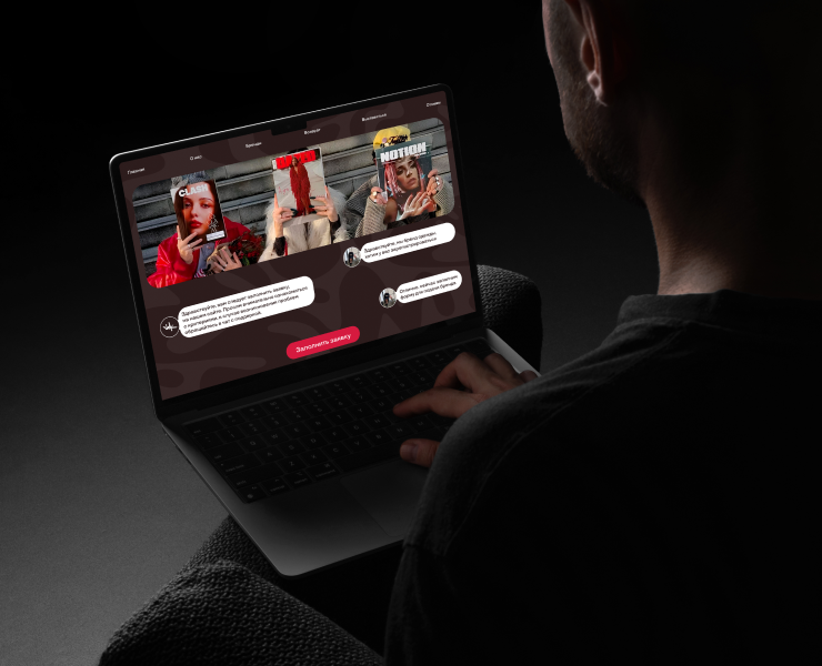 Сайт для публикации брендов одежды — Интерфейсы на Dprofile