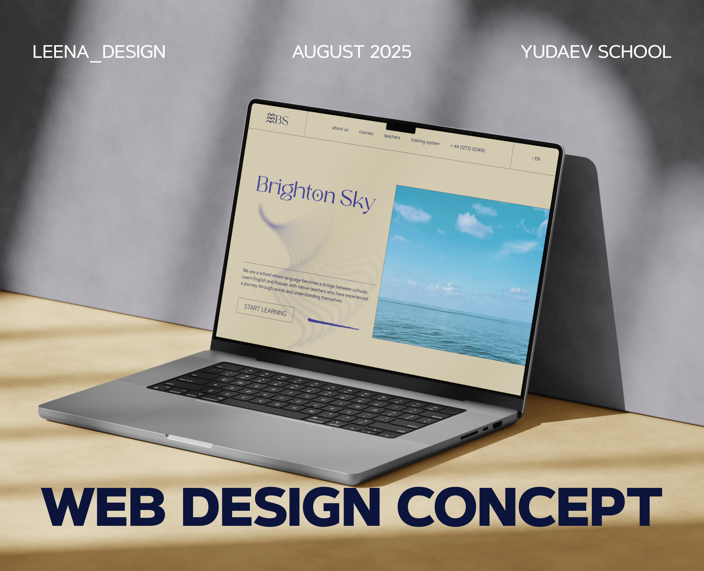 BRIGHTON SKY | web design concept — Dprofile