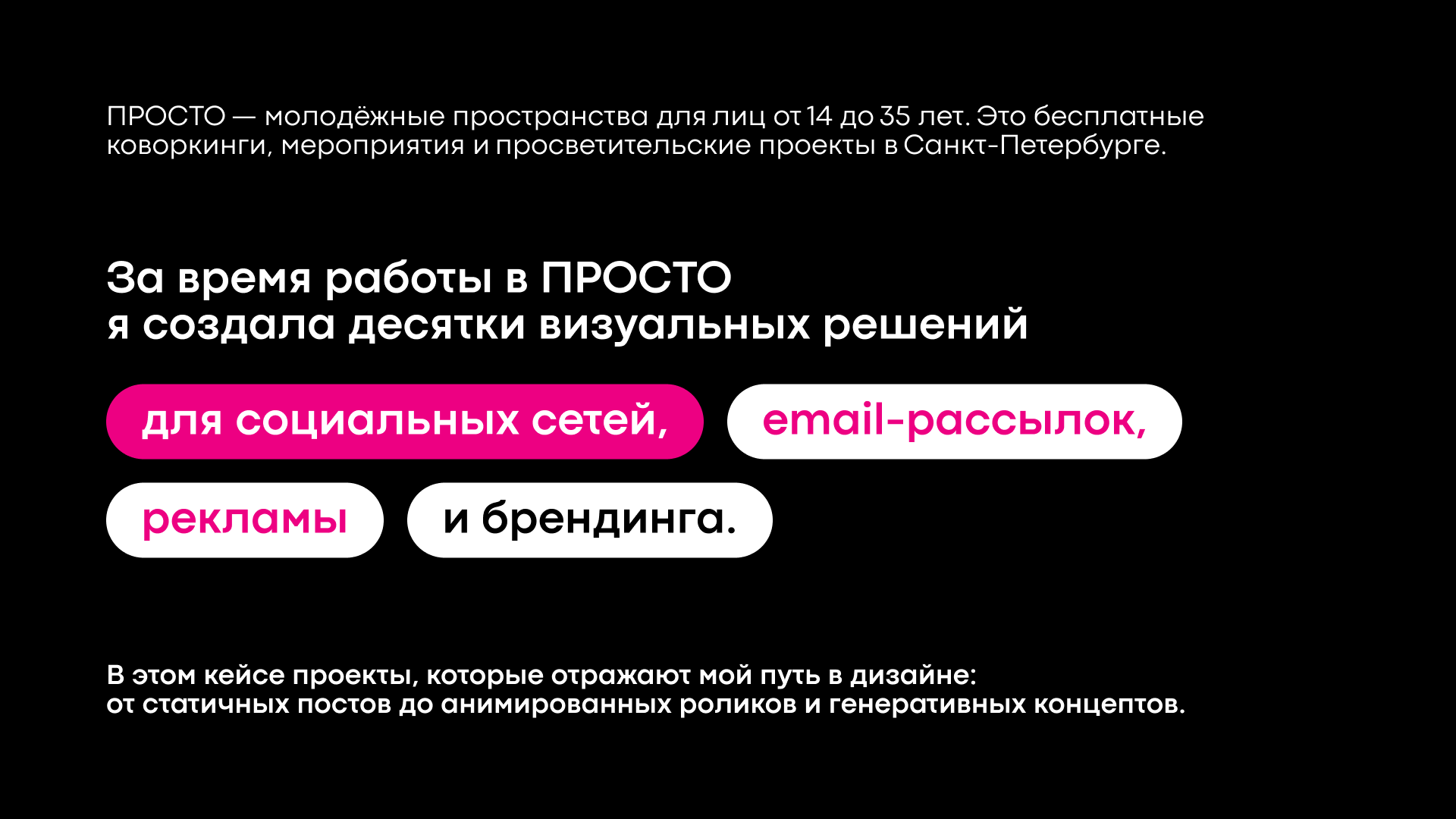 коммуникационный дизайн ПРОСТО — Изображение №1 — Интерфейсы, Маркетинг на Dprofile