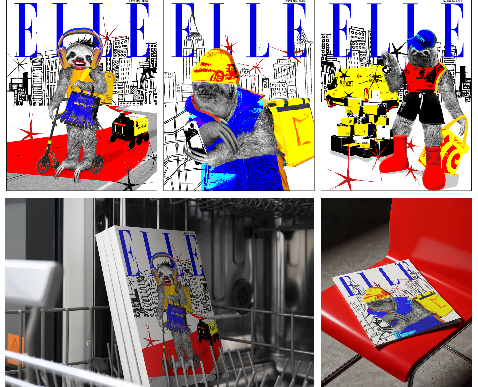 Цифровой коллаж для журнала о моде — Иллюстрация, Графика на Dprofile