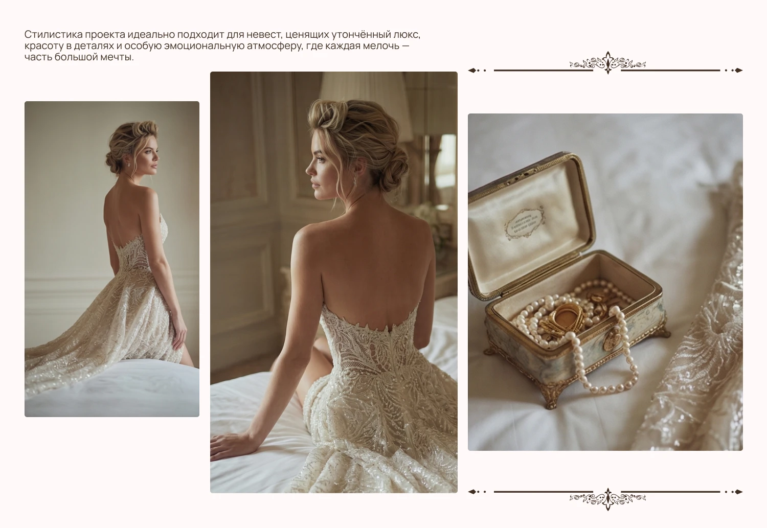 Оформление ВКонтакте. Свадебный салон — Изображение №3 — Интерфейсы, Графика на Dprofile