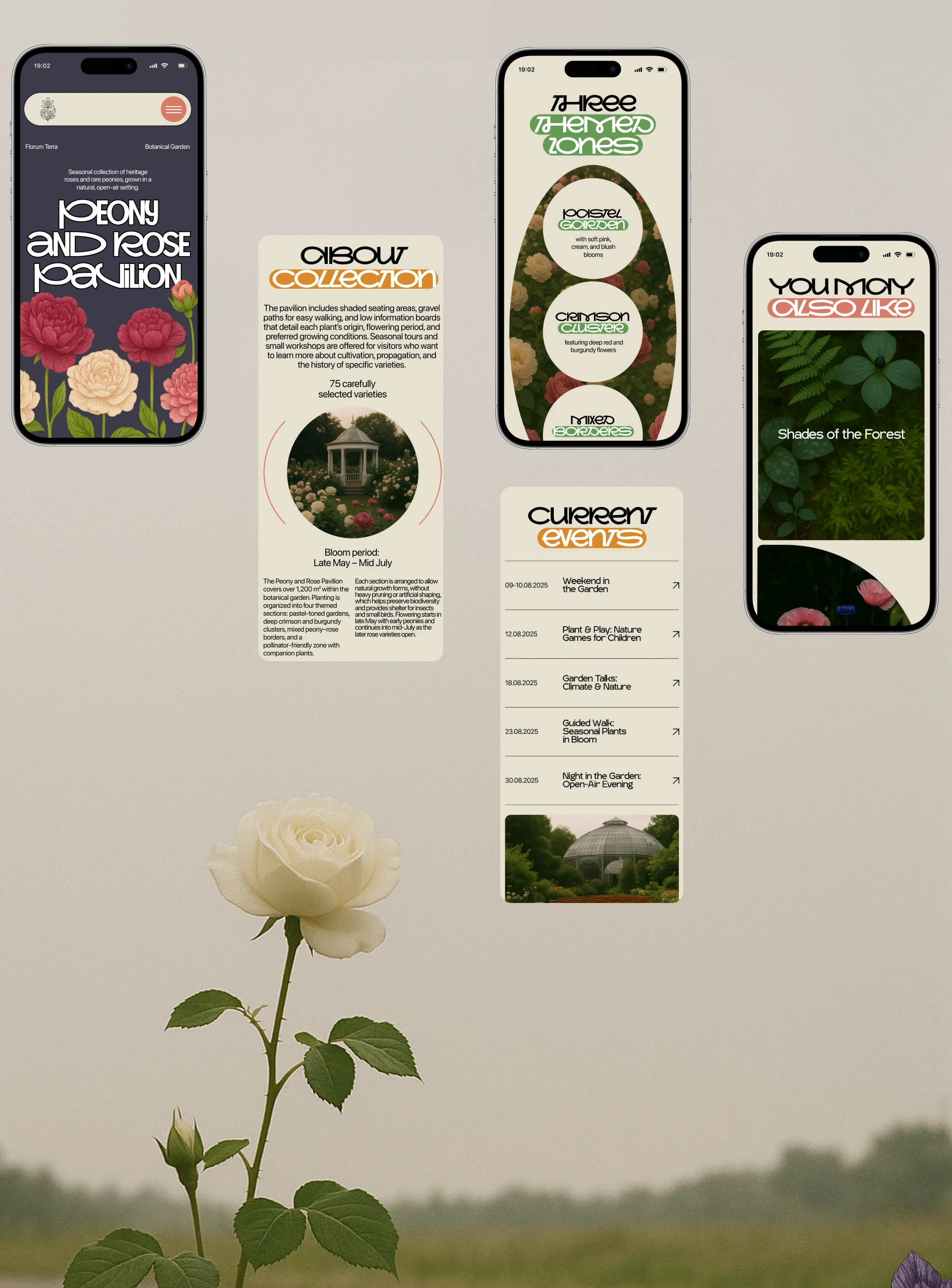 Botanical Garden | Corporate Website — Изображение №7 — Интерфейсы, Брендинг на Dprofile