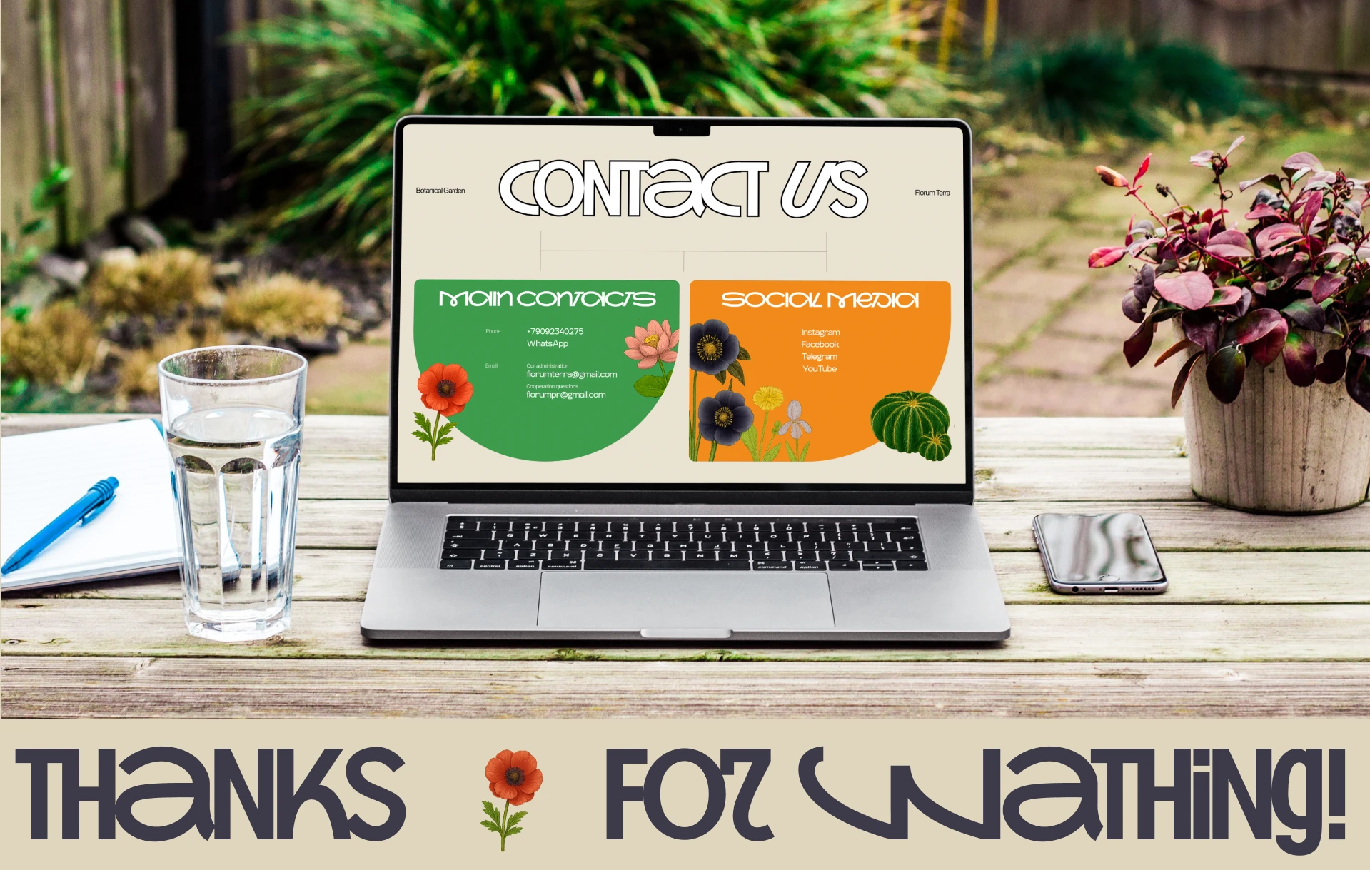 Botanical Garden | Corporate Website — Изображение №11 — Интерфейсы, Брендинг на Dprofile