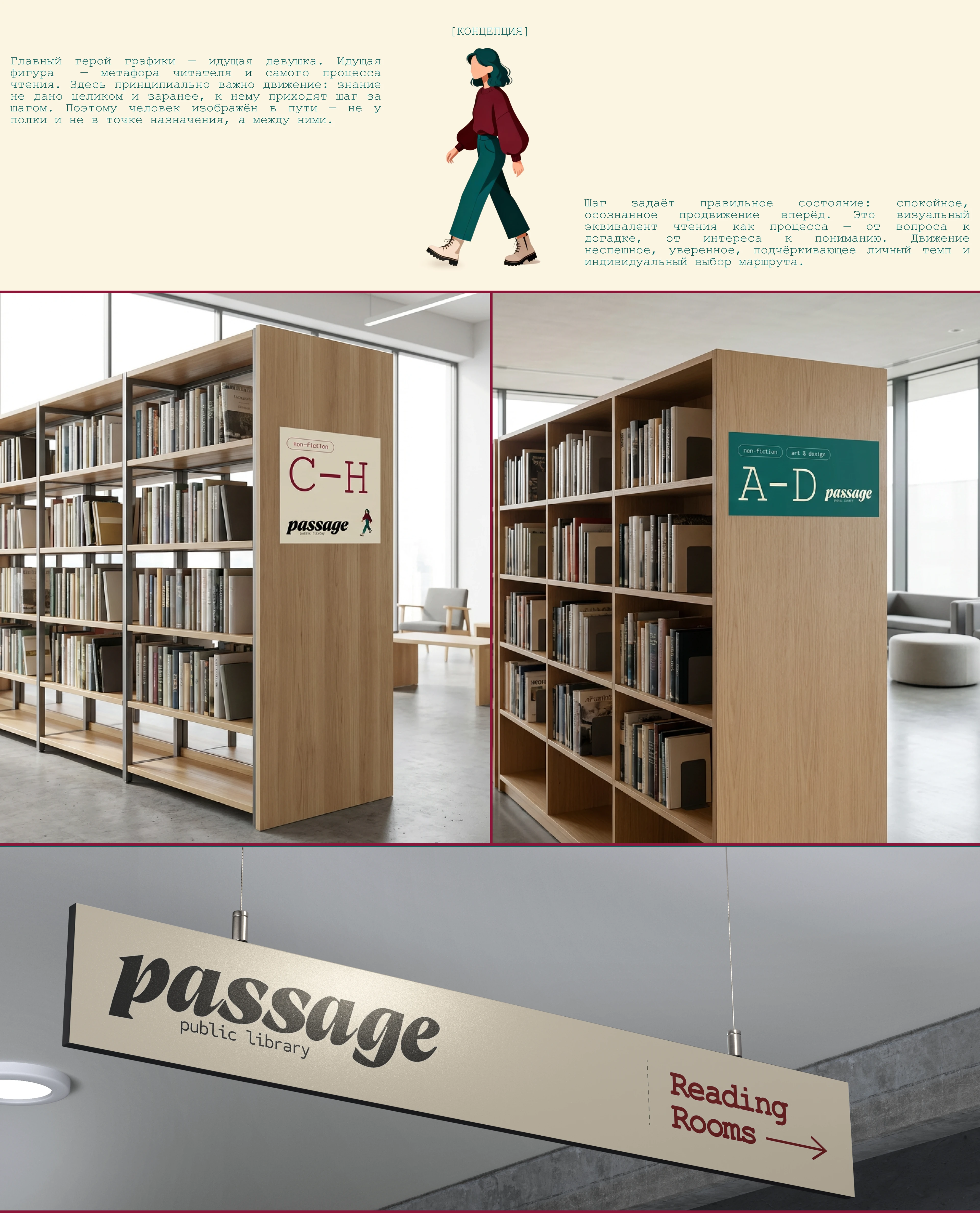 Айдентика для библиотеки | Library brand Identity — Изображение №2 — Брендинг, Графика на Dprofile