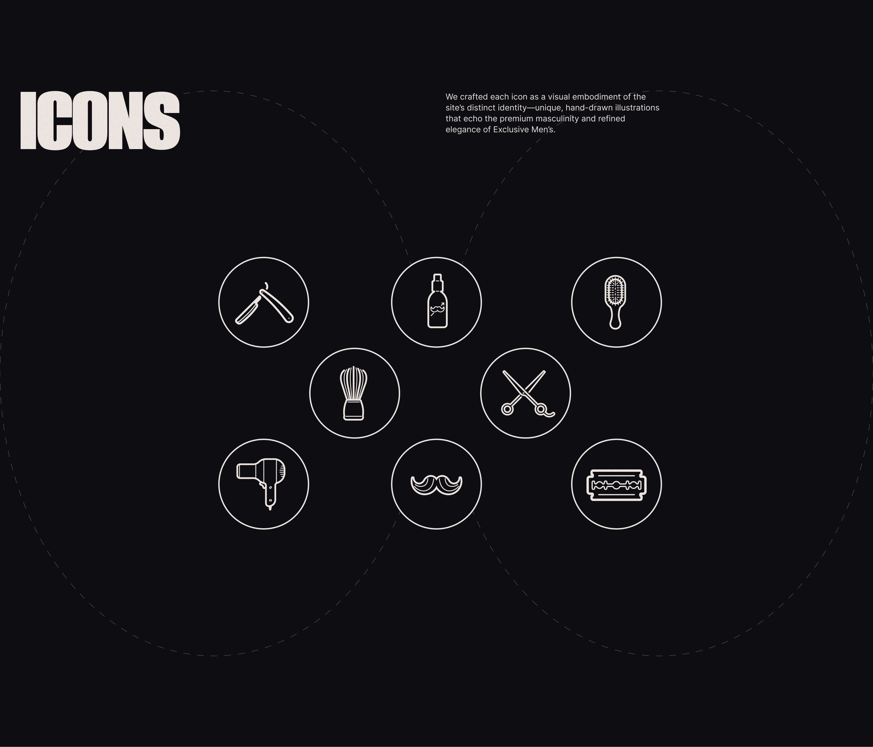 Barbershop Website | Exclusive Men's SPA — Изображение №6 — Интерфейсы, Анимация на Dprofile