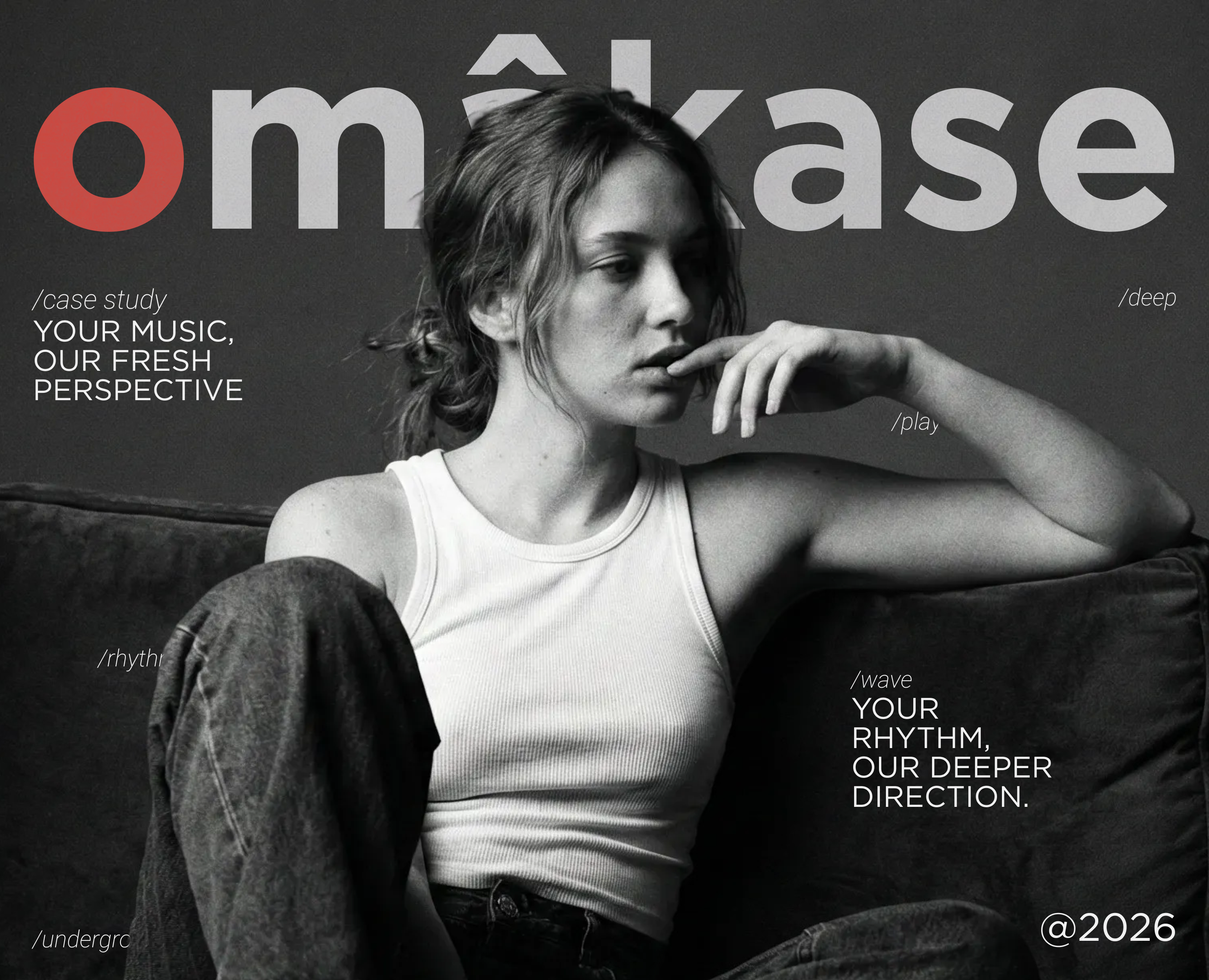 Omakase - сайт агенства музыкального продвижения — Интерфейсы на Dprofile