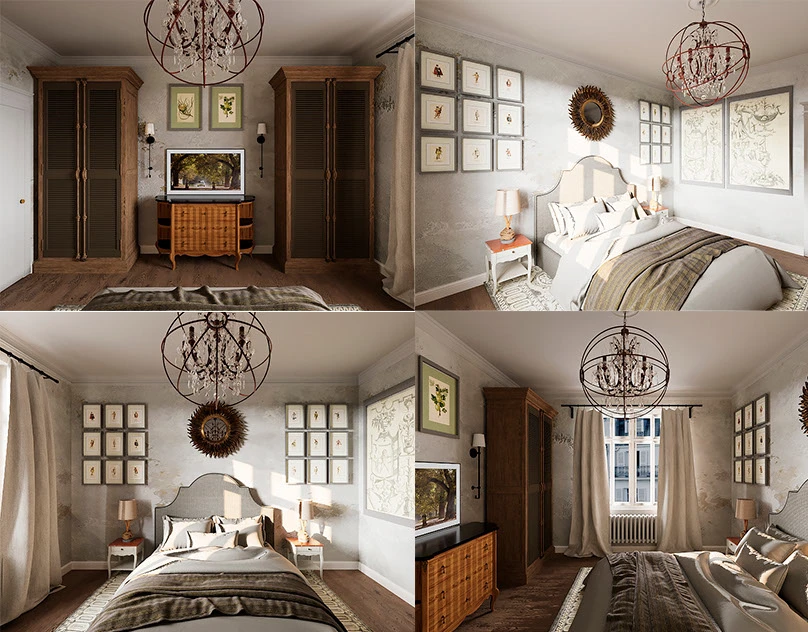 Cпальня в стиле старой Европы — Изображение №7 — 3D на Dprofile