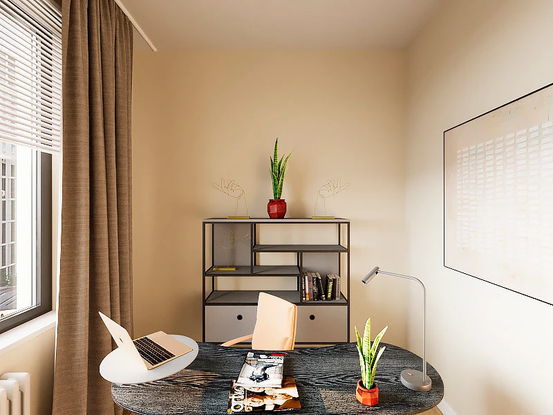 Входная зона и зоны постирочной, кабинет — Изображение №6 — 3D на Dprofile