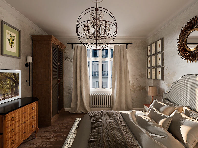 Cпальня в стиле старой Европы — Изображение №4 — 3D на Dprofile