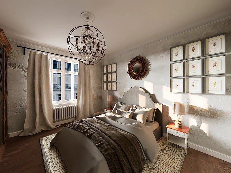 Cпальня в стиле старой Европы — Изображение №5 — 3D на Dprofile