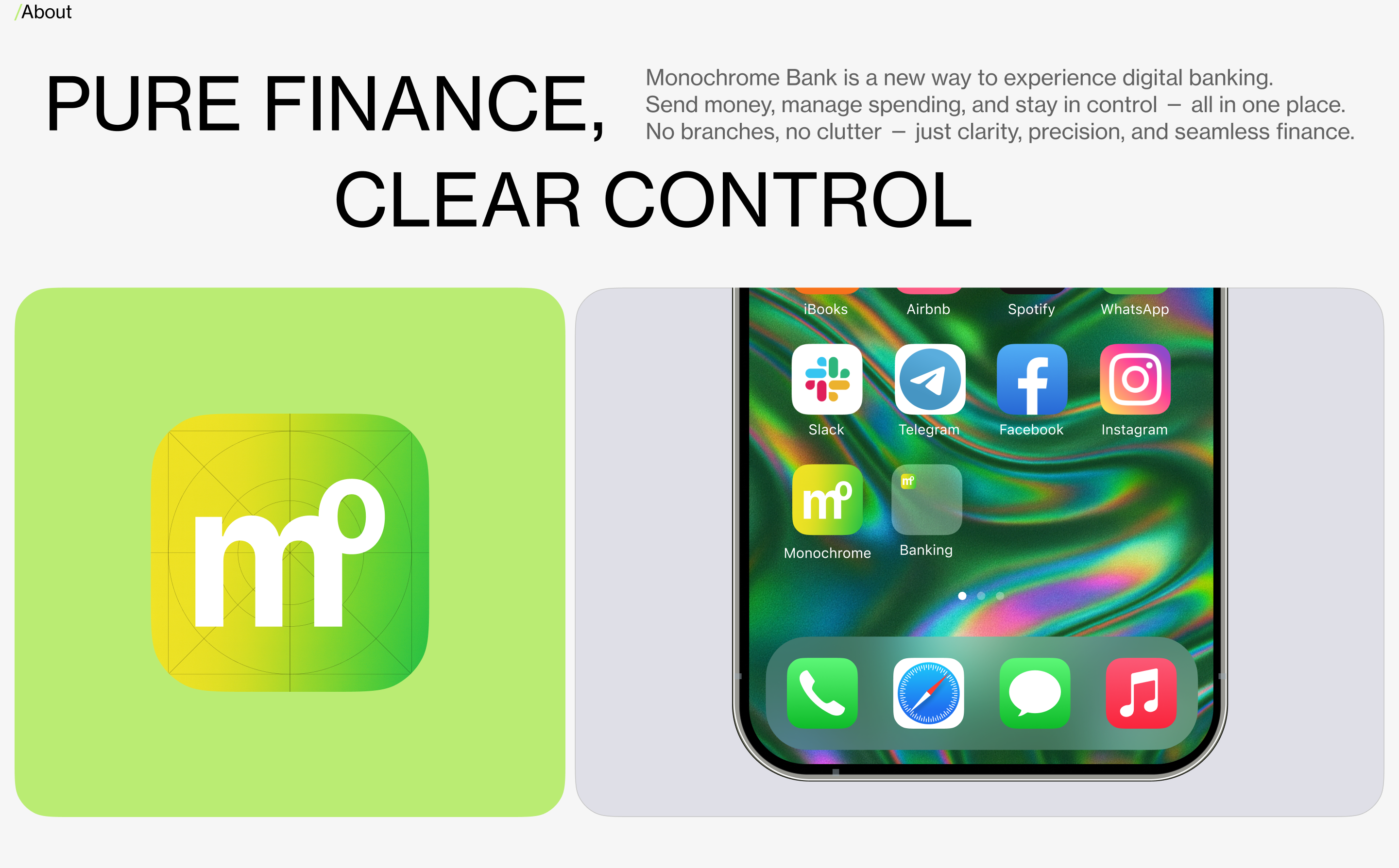 Monochrome - Банковское Приложение — Изображение №2 — Интерфейсы на Dprofile