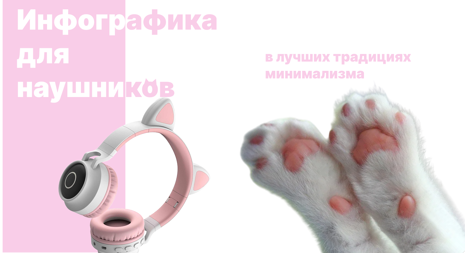 инфографика для наушников — Изображение №1 — Графика, Маркетинг на Dprofile