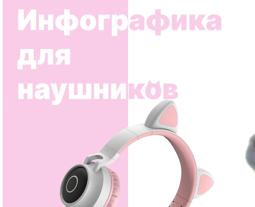 инфографика для наушников — Графика, Маркетинг на Dprofile