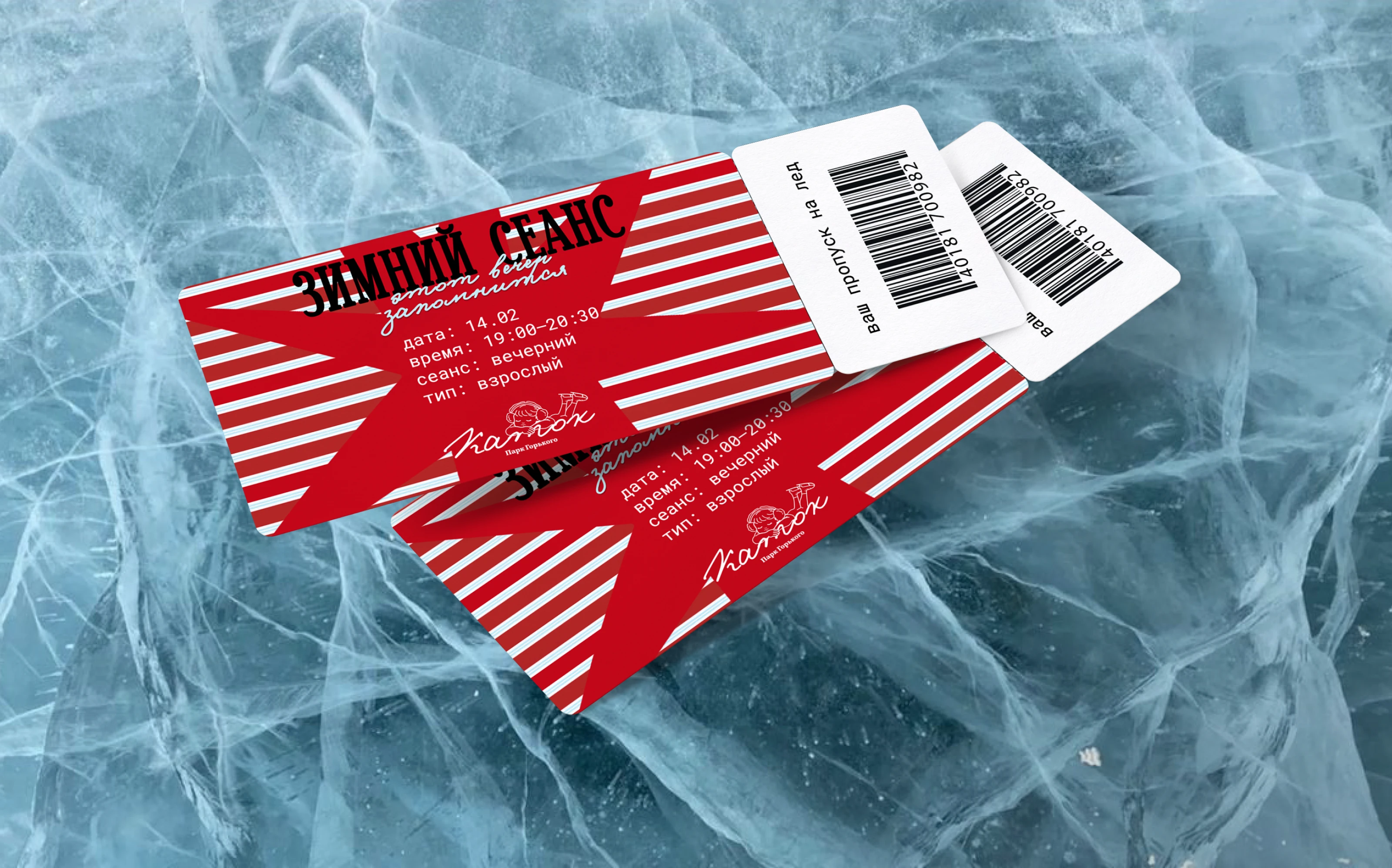 айдентика катка Парк Горького/identity — Изображение №20 — Брендинг на Dprofile