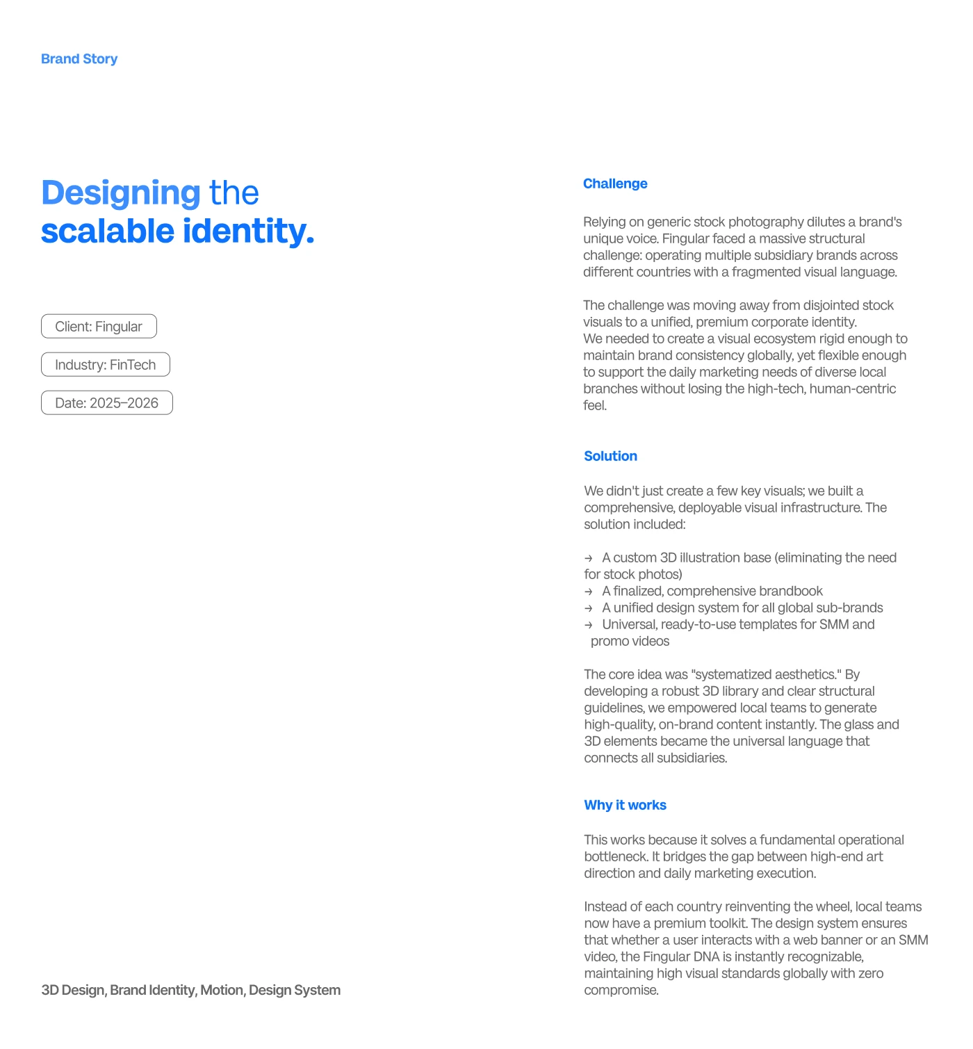 Fingular: Global FinTech 3D Visual — Изображение №1 — 3D, Маркетинг на Dprofile