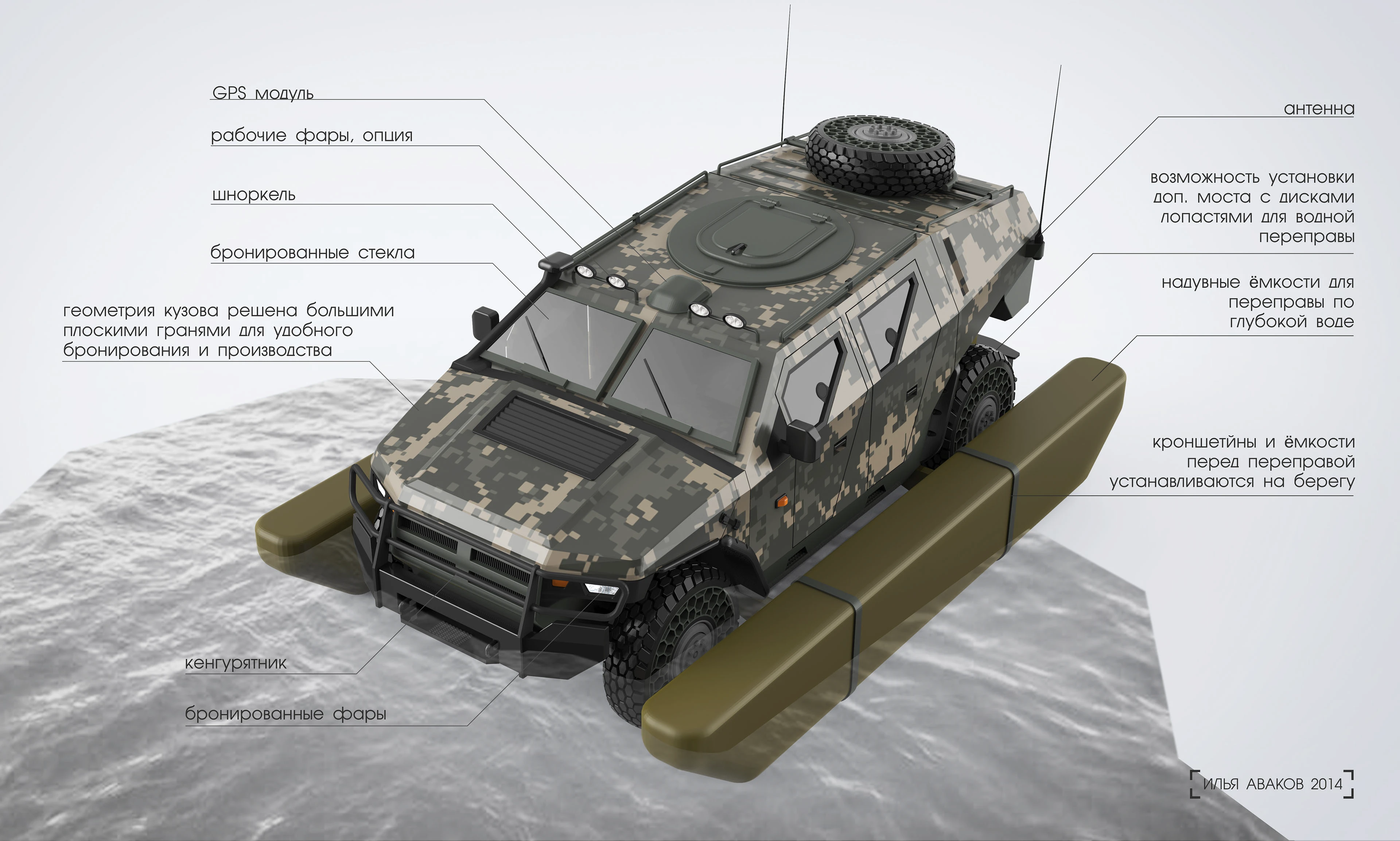 Military concept car — Изображение №6 — Иллюстрация на Dprofile