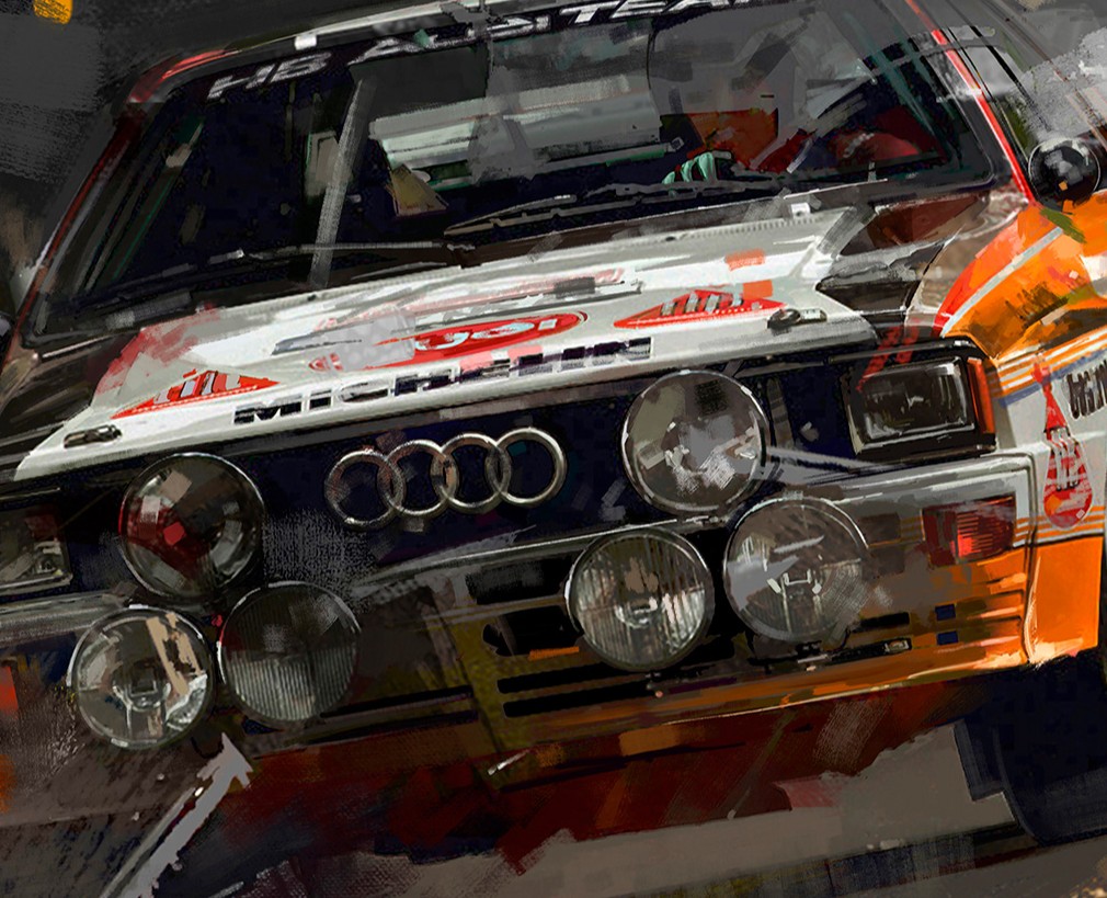 Иллюстрация Audi Quatro S1 на Dprofile
