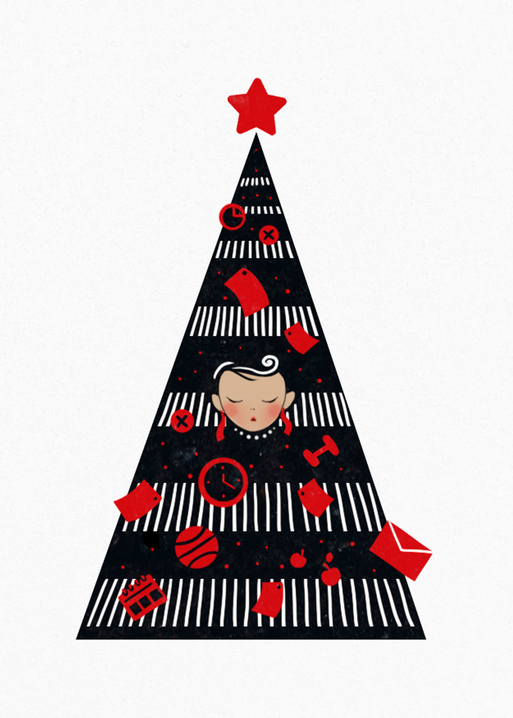 Серия иллюстраций  "Образ новогодней ёлки" — Изображение №3 — Брендинг, Иллюстрация на Dprofile