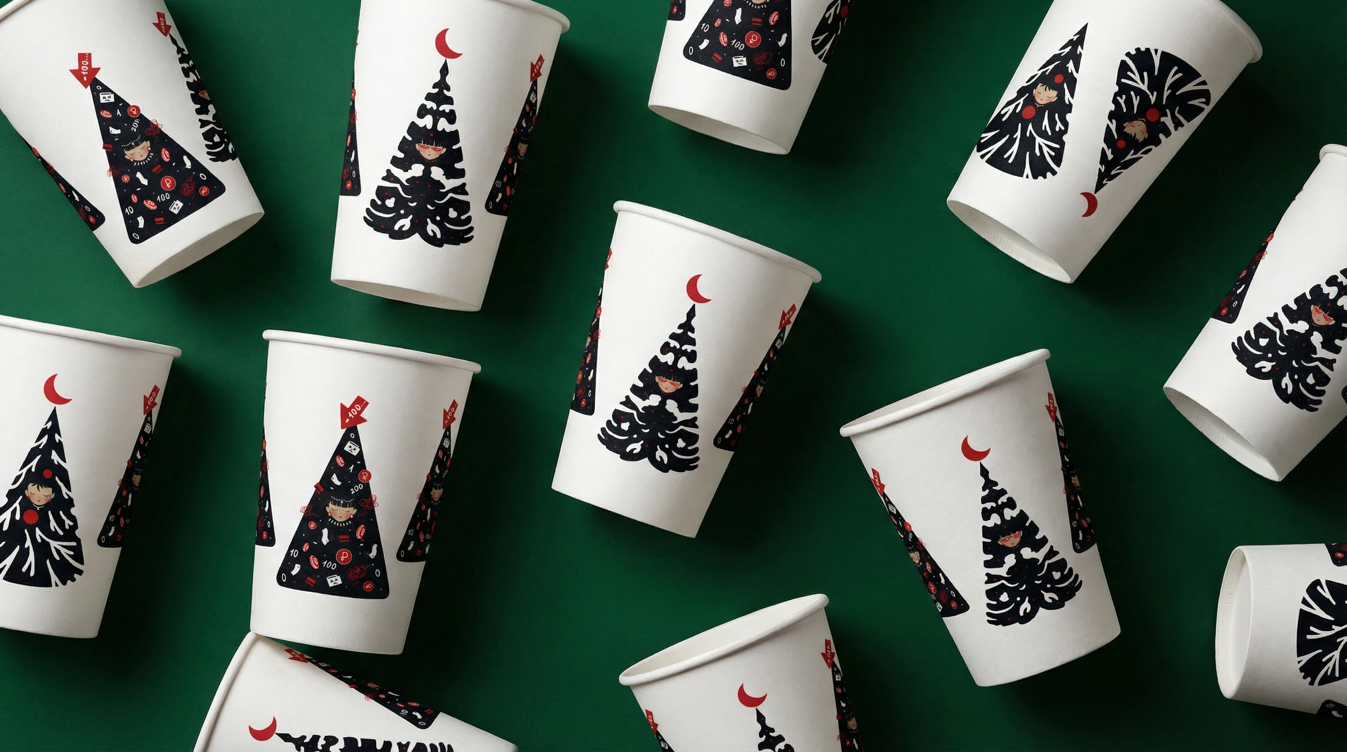 Серия иллюстраций  "Образ новогодней ёлки" — Изображение №8 — Брендинг, Иллюстрация на Dprofile