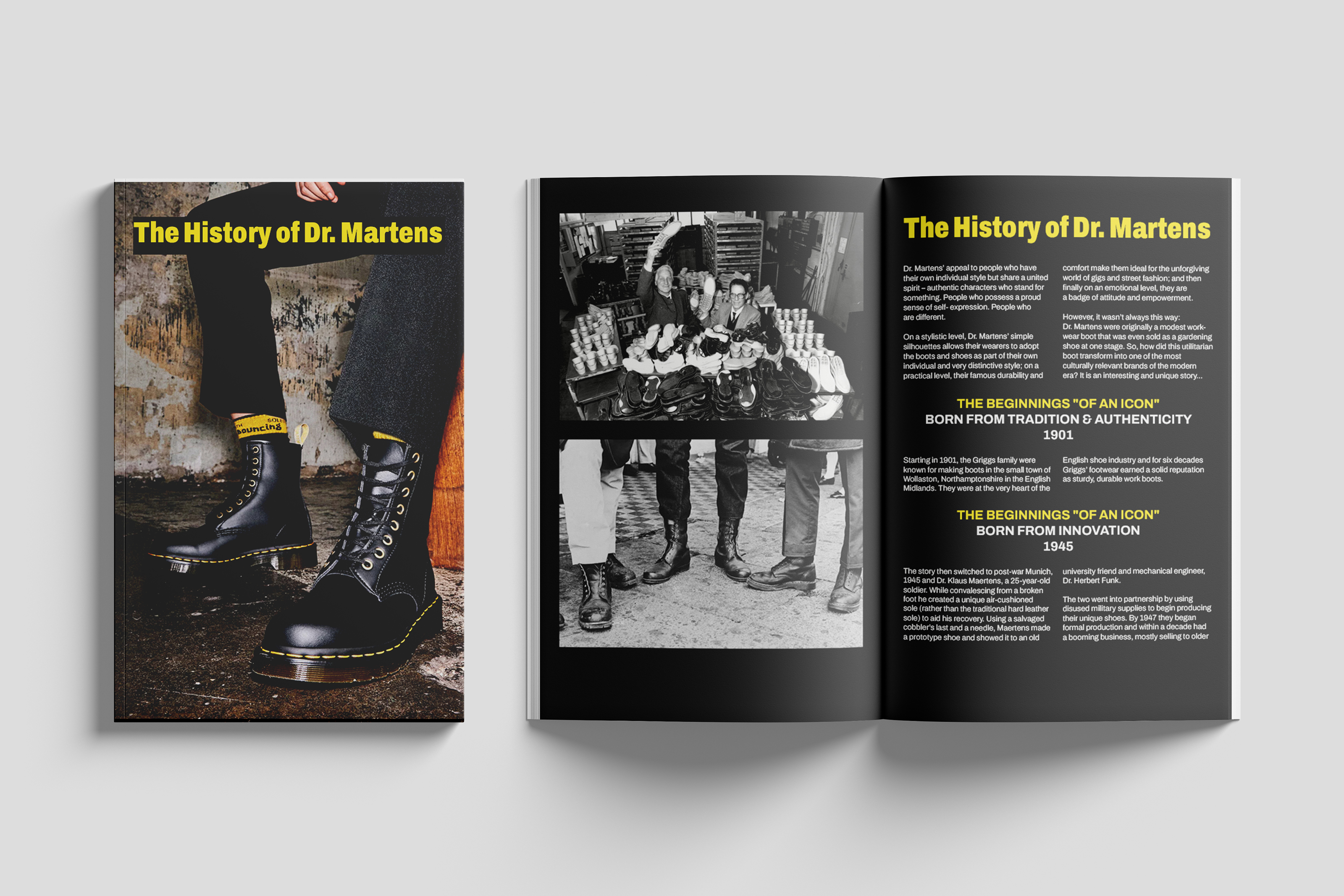 Dr. Martens Zine — Изображение №1 — Графика, Маркетинг на Dprofile