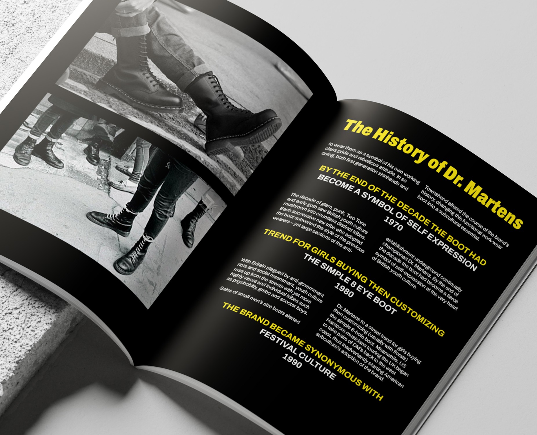 Dr. Martens Zine — Графика, Маркетинг на Dprofile