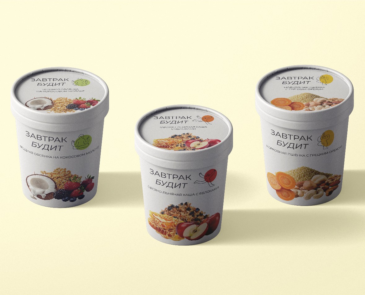 Завтрак будит: разработка концепта проекта — Брендинг, Графика на Dprofile