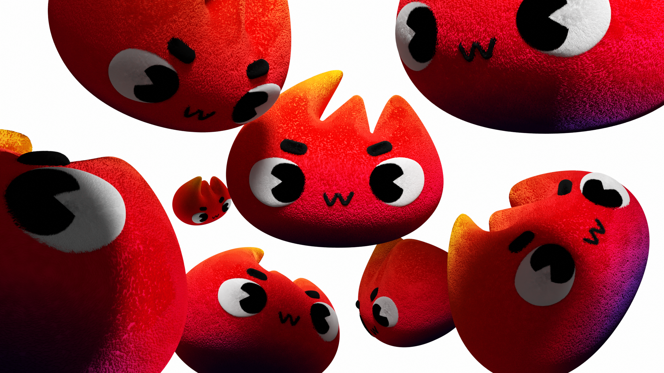 ArtSpark - дизайн маскота — Изображение №1 — Иллюстрация, 3D на Dprofile