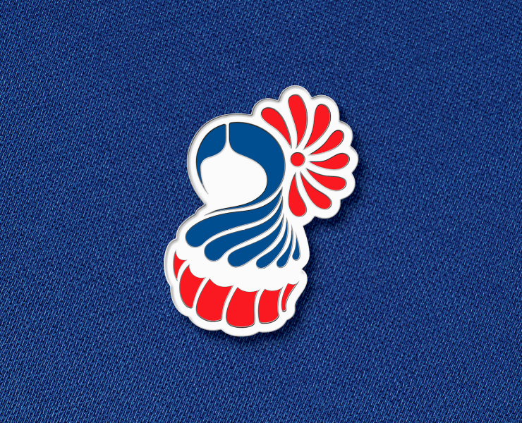 Логотип «Доминикана-Россия 80» — Брендинг на Dprofile