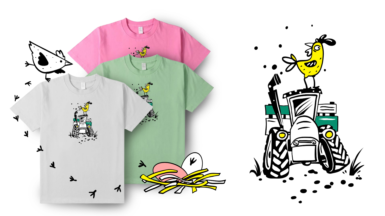 Мерч для АО «Росагролизинг» — Изображение №4 — Брендинг, Иллюстрация на Dprofile