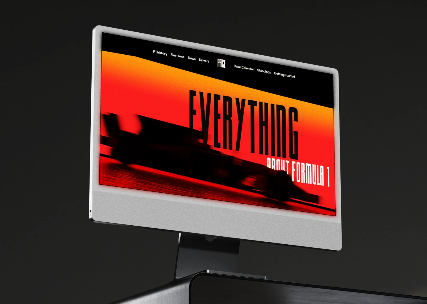 PACE — Cinematic Formula 1 Landing Page | 3D Web Design — Изображение №7 — Интерфейсы, Анимация на Dprofile