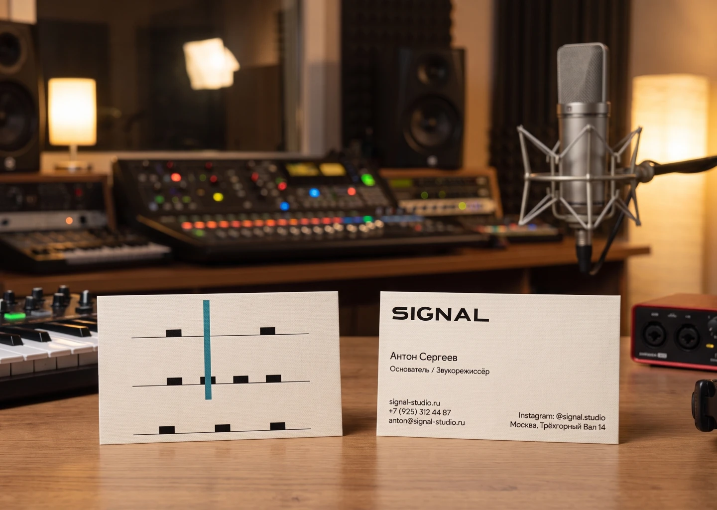 SIGNAL — Identity for a Focused Recording Studio — Изображение №4 — Брендинг на Dprofile