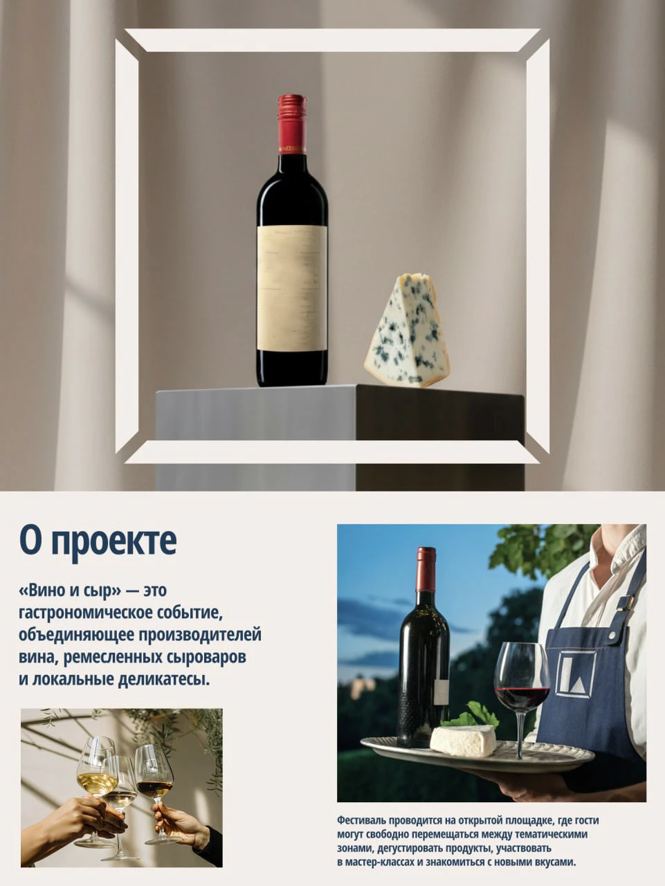 Вино и сыр — Изображение №1 — Брендинг, Графика на Dprofile