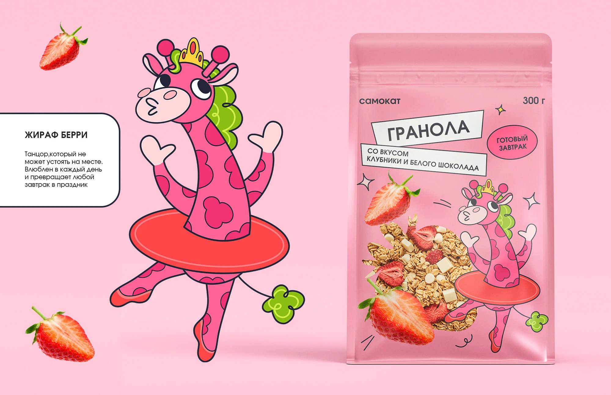 Самокат | Дизайн упаковки линейки гранолы — Изображение №5 — Брендинг, Иллюстрация на Dprofile