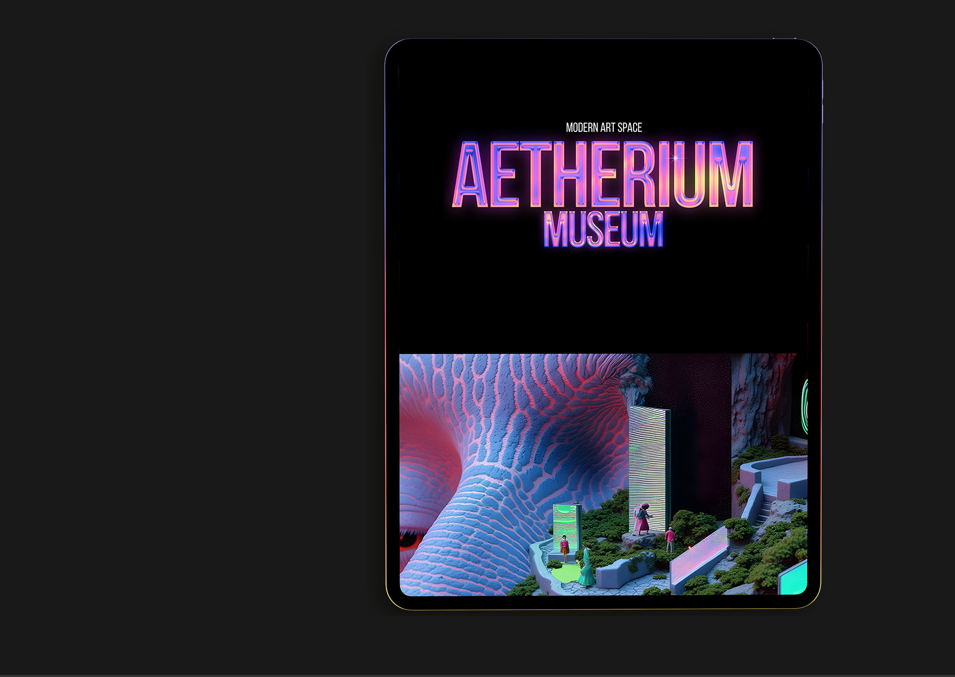 AETHERIUM | Музей современного искусства — Изображение №20 — Интерфейсы, Брендинг на Dprofile