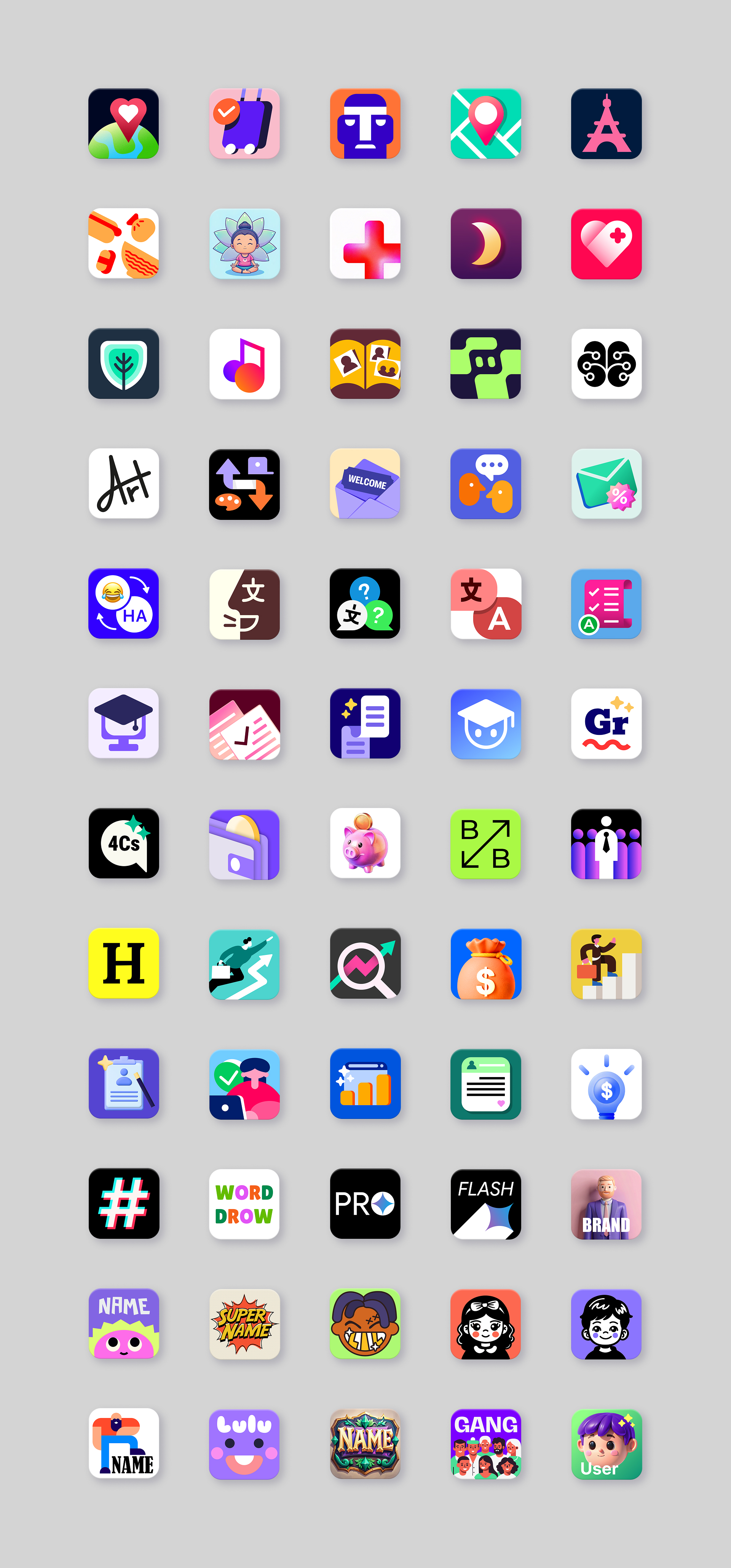 Иконки для приложения AmigoChat — Изображение №1 — Интерфейсы, Брендинг на Dprofile