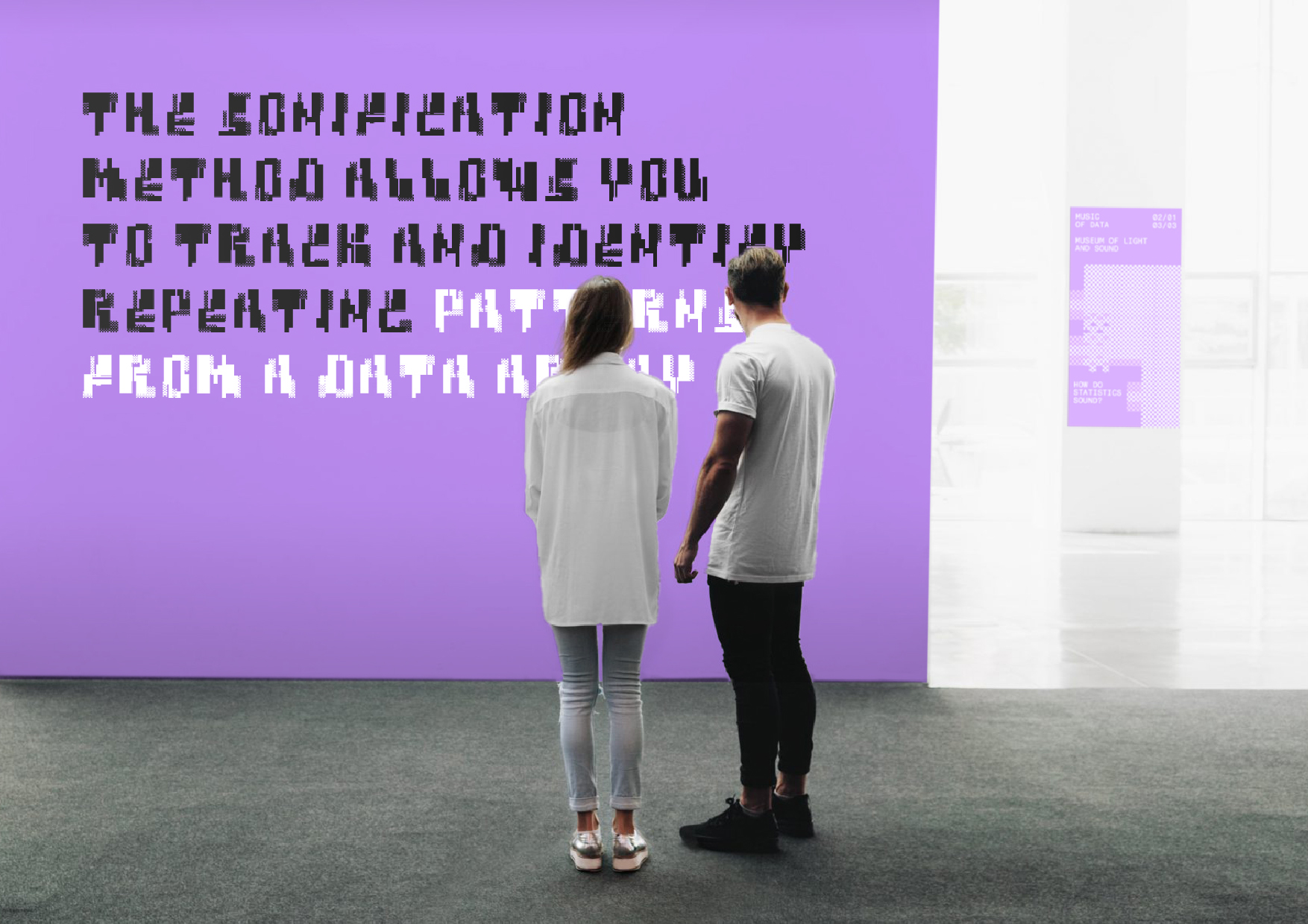 MUSIC OF DATA. Шрифт и айдентика для выставки — Изображение №10 — Брендинг, Графика на Dprofile