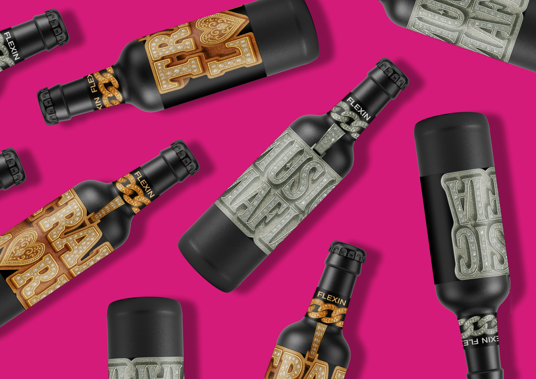 FLEXIN. хип-хоп пиво — Изображение №7 — Брендинг на Dprofile