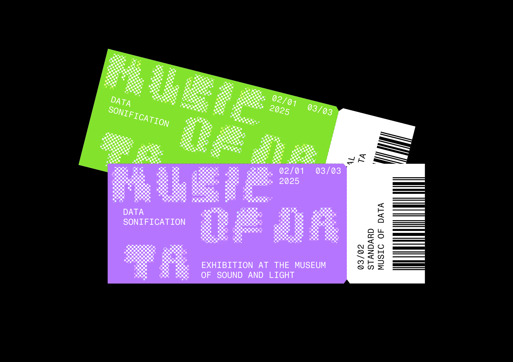 MUSIC OF DATA. Шрифт и айдентика для выставки — Изображение №17 — Брендинг, Графика на Dprofile