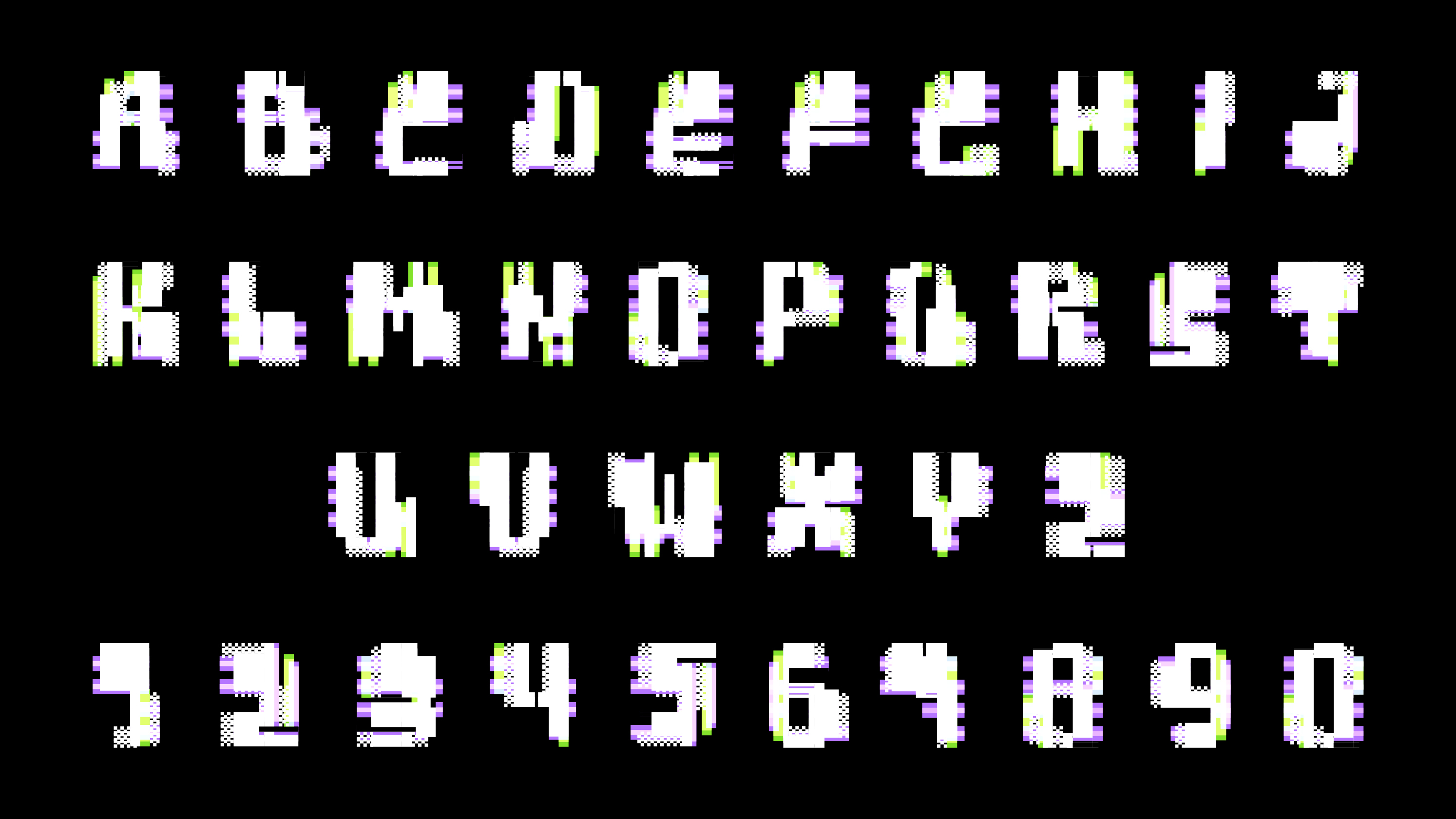 MUSIC OF DATA. Шрифт и айдентика для выставки — Изображение №1 — Брендинг, Графика на Dprofile