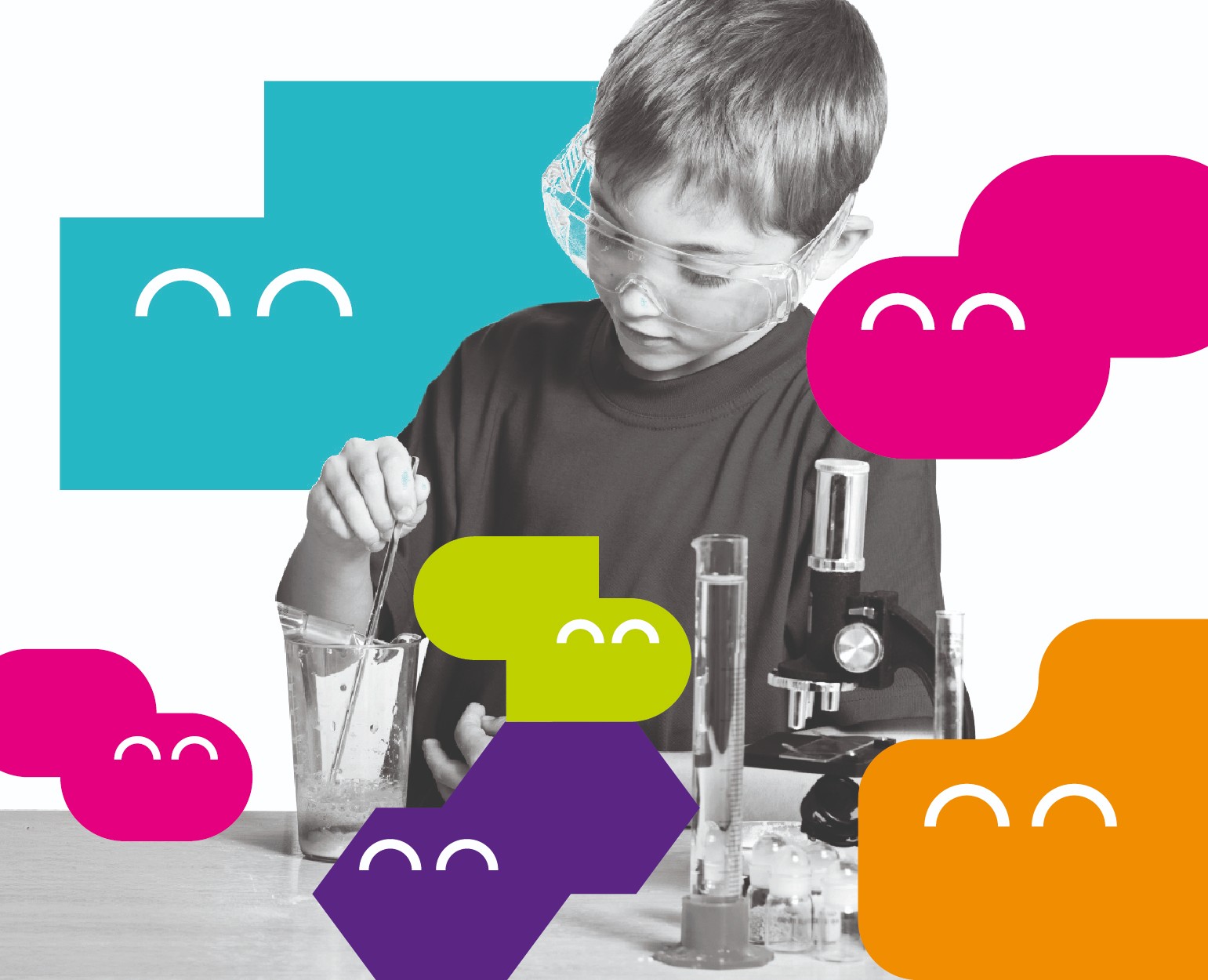 КЛУБ БУДУЩИХ УЧЁНЫХ. Айдентика детского научного музея на Dprofile