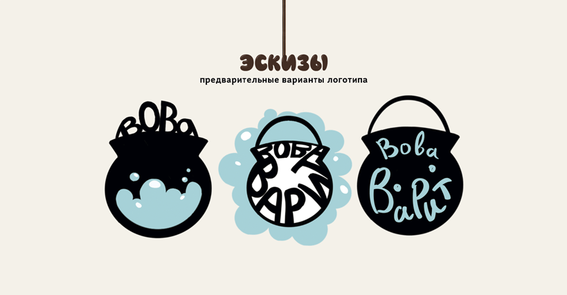 Фирменный стиль для кофейни "Вова Варит" — Изображение №3 — Брендинг на Dprofile