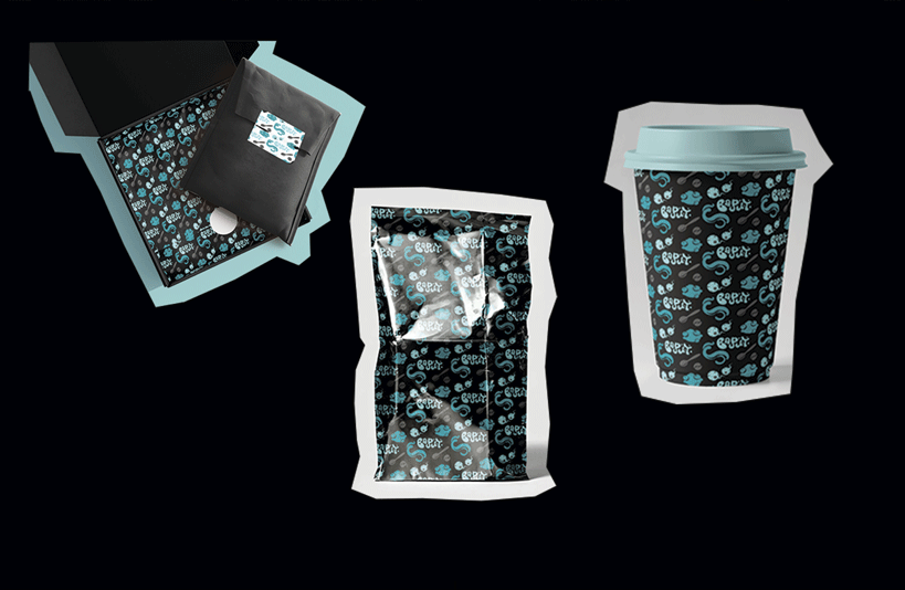 Фирменный стиль для кофейни "Вова Варит" — Изображение №12 — Брендинг на Dprofile