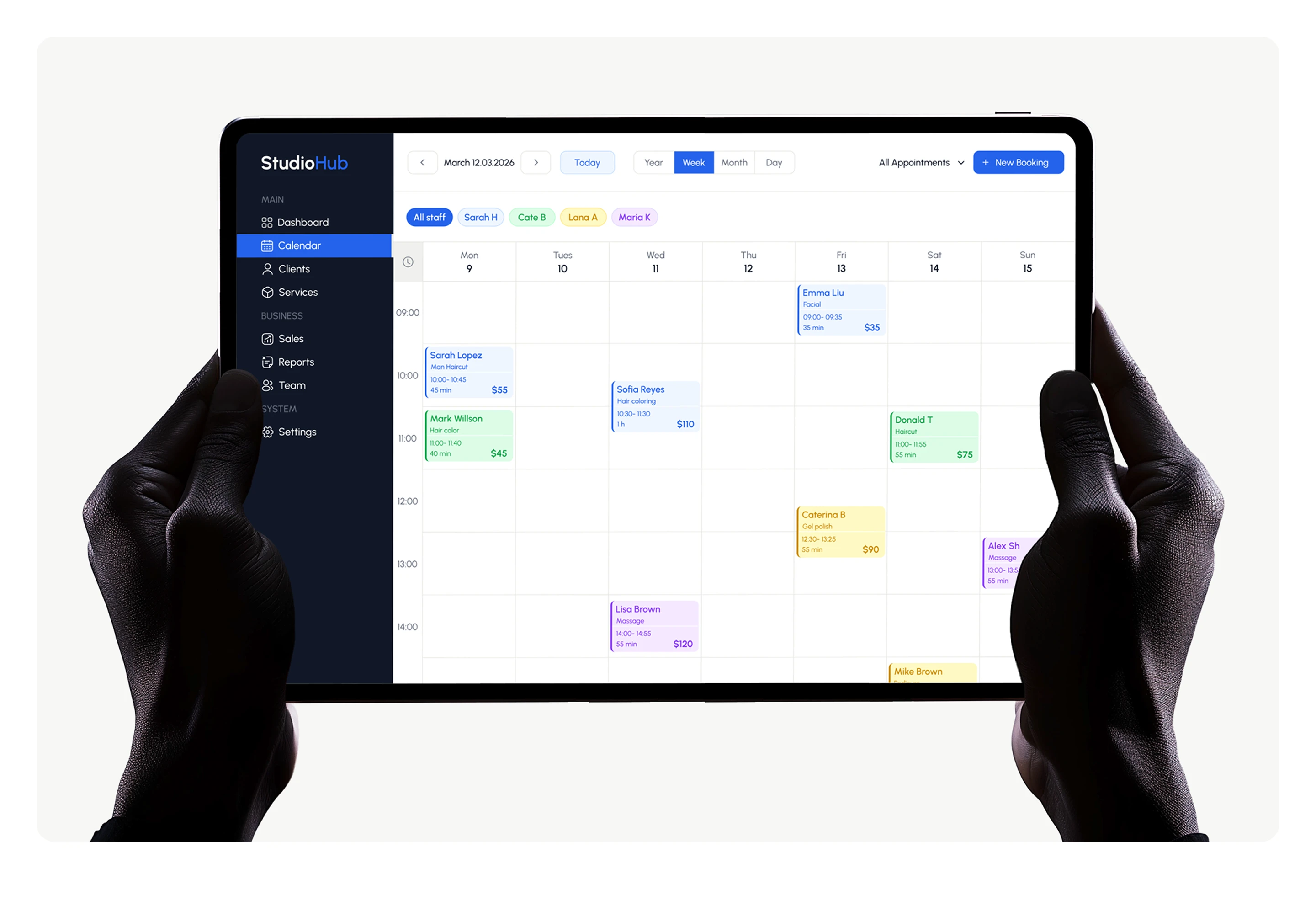 StudioHub — SaaS Dashboard & UX/UI Design — Изображение №11 — Интерфейсы на Dprofile