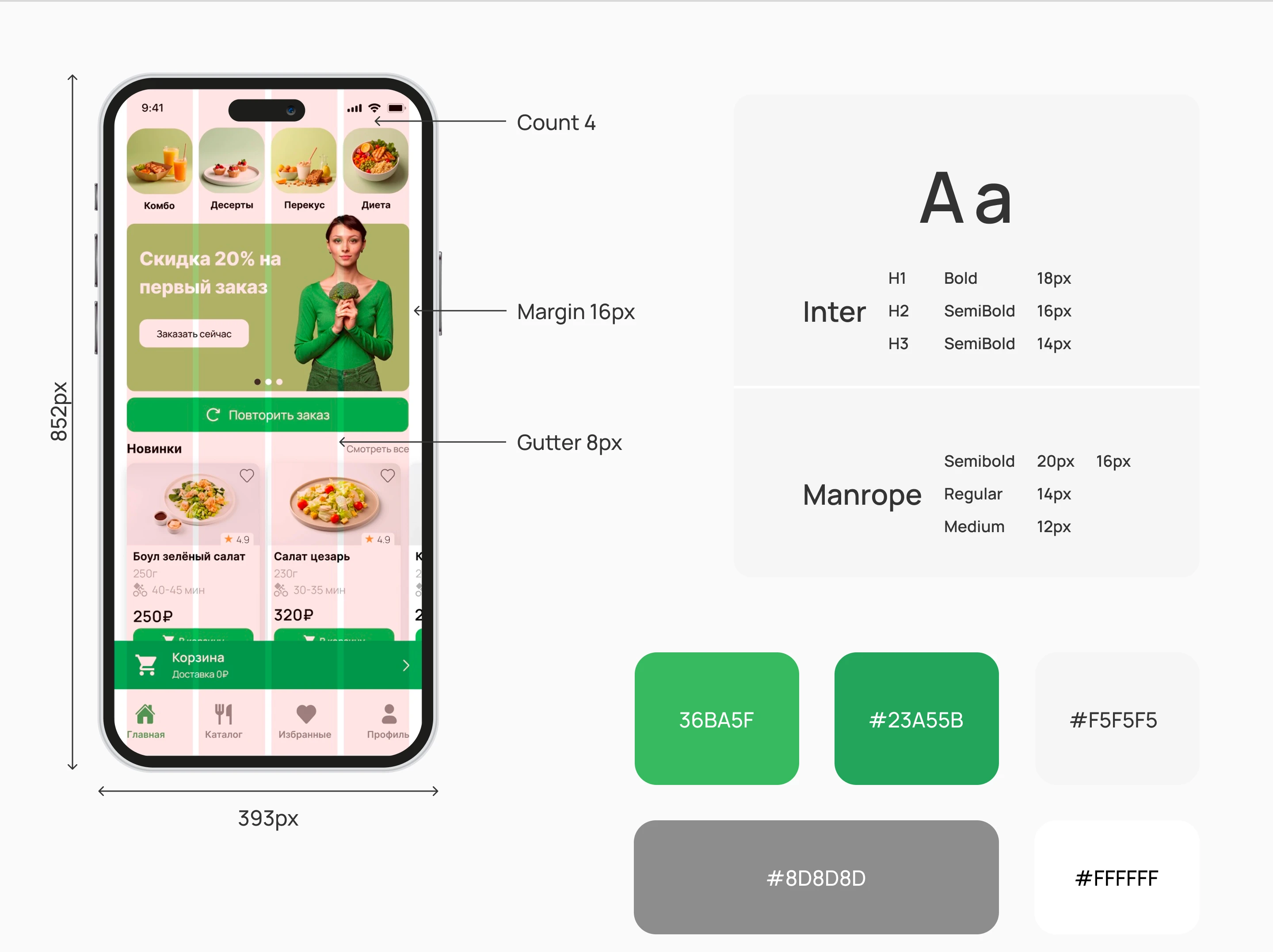 YouMeal — Изображение №20 — Интерфейсы на Dprofile