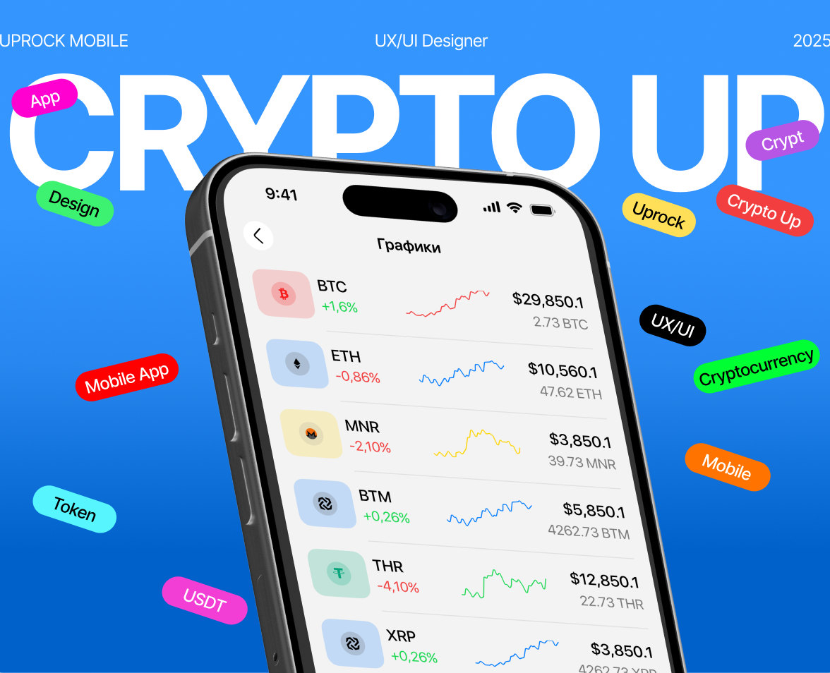 Crypto Up — Интерфейсы на Dprofile