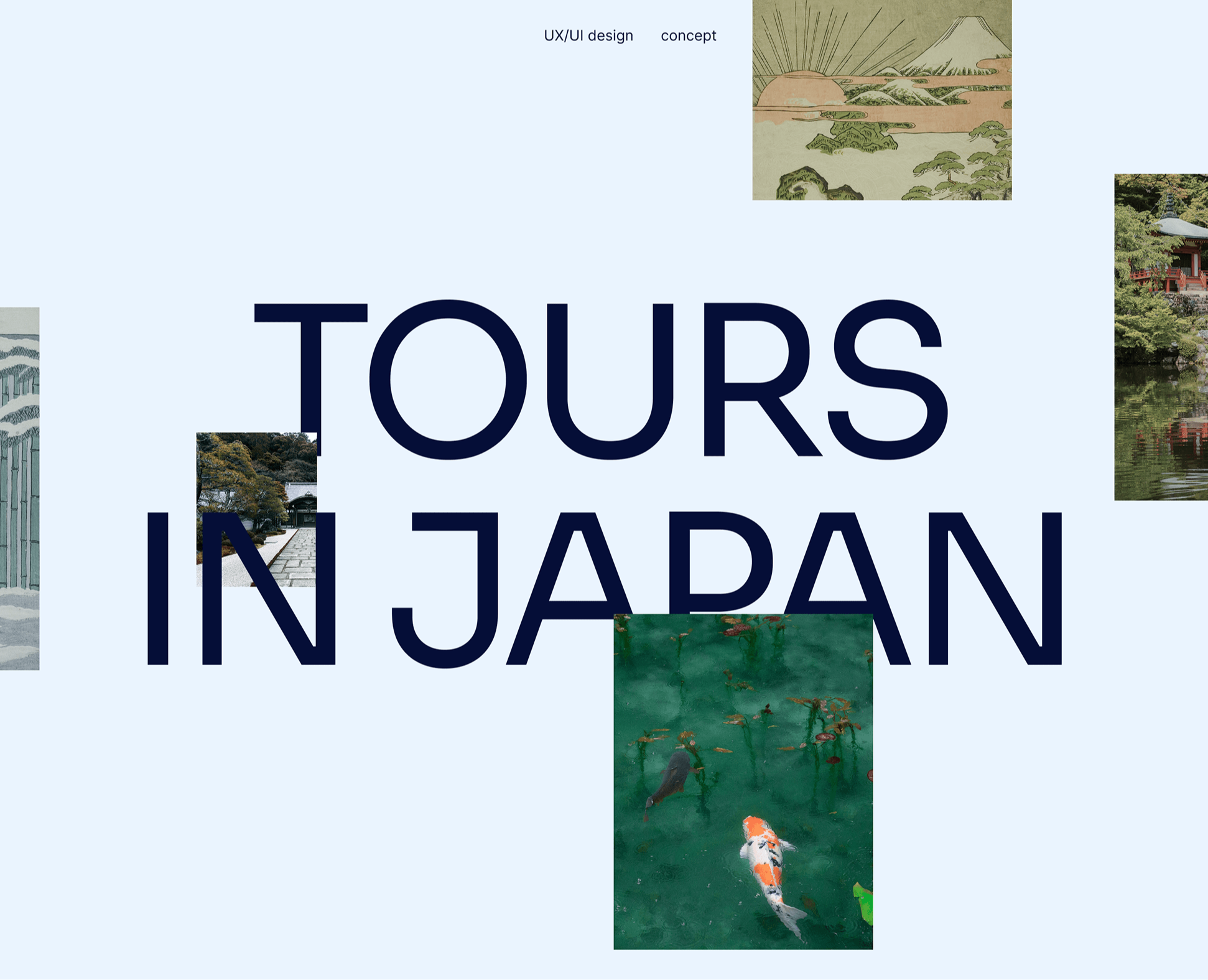Tours of Japan - Web-design на Dprofile