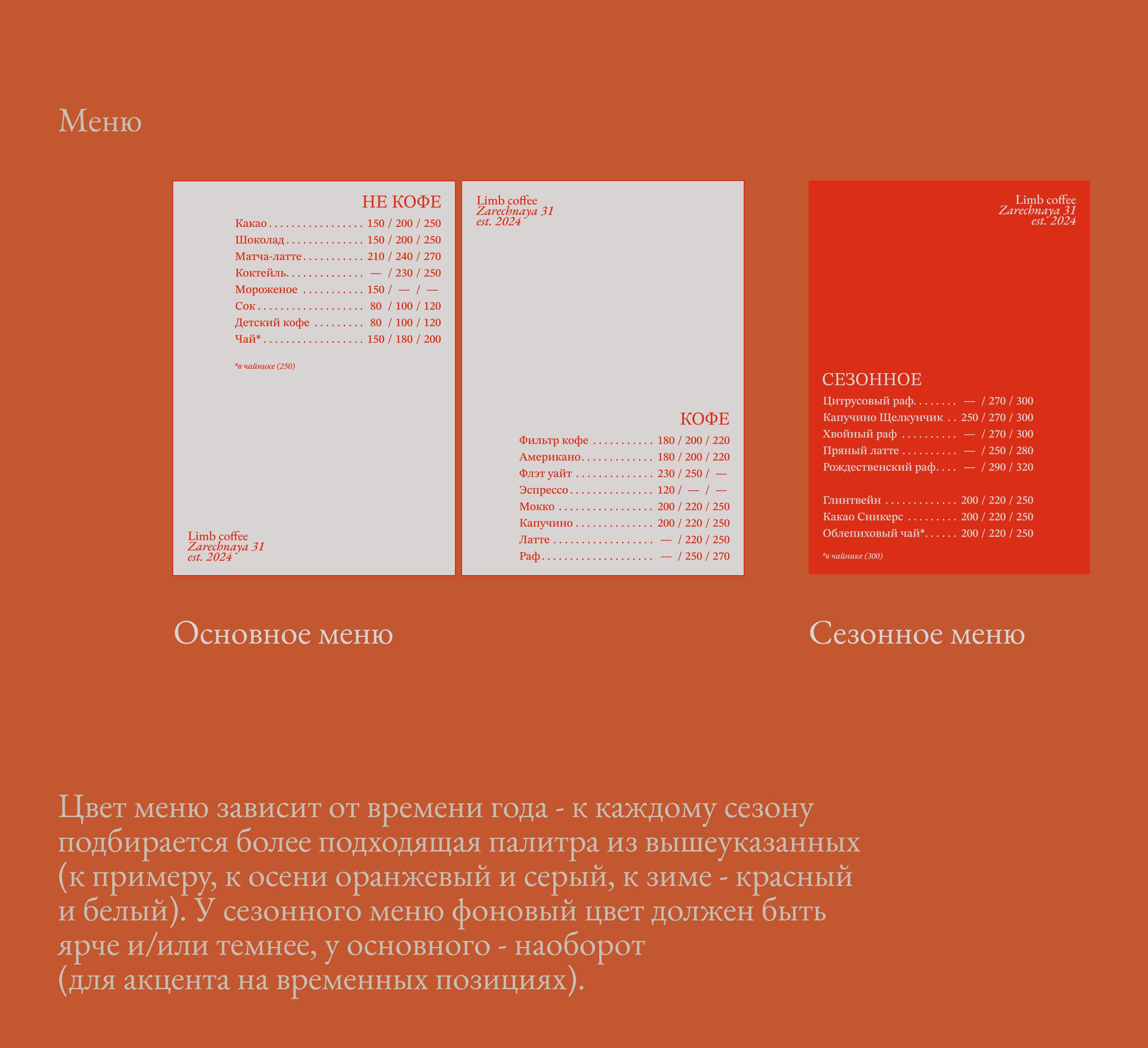 дизайн кофейни "LIMB" — Изображение №4 — Брендинг на Dprofile