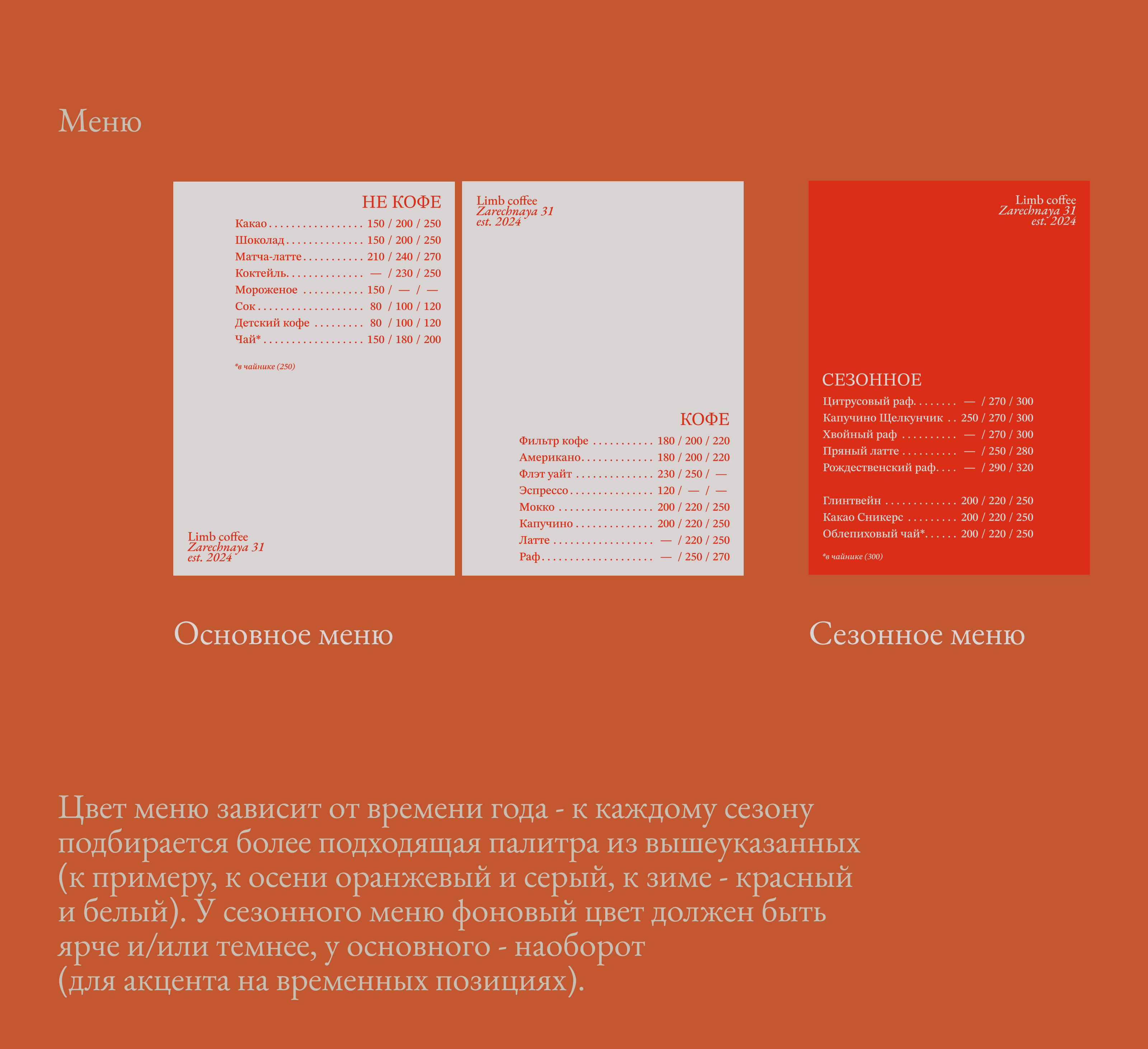 дизайн кофейни "LIMB" — Изображение №4 — Брендинг на Dprofile