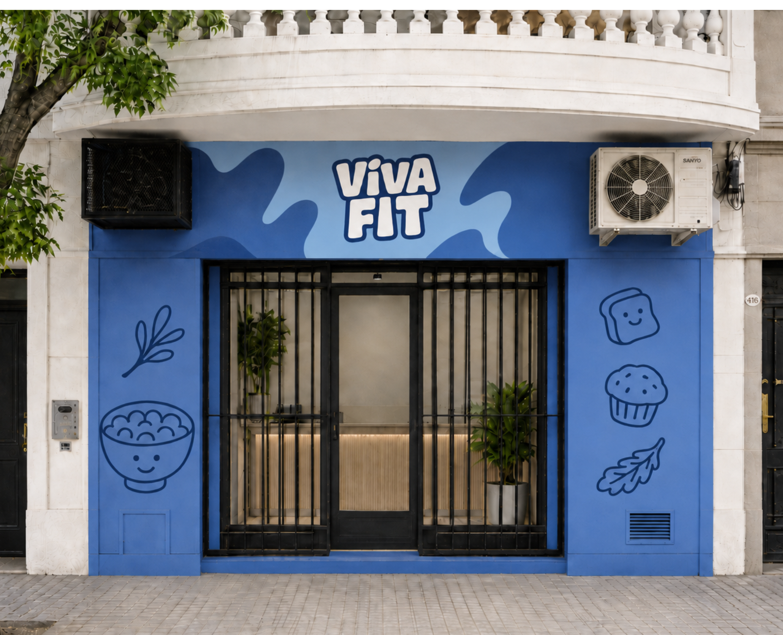 Брендбук аргентинского бренда VivaFIT — Брендинг, Иллюстрация на Dprofile