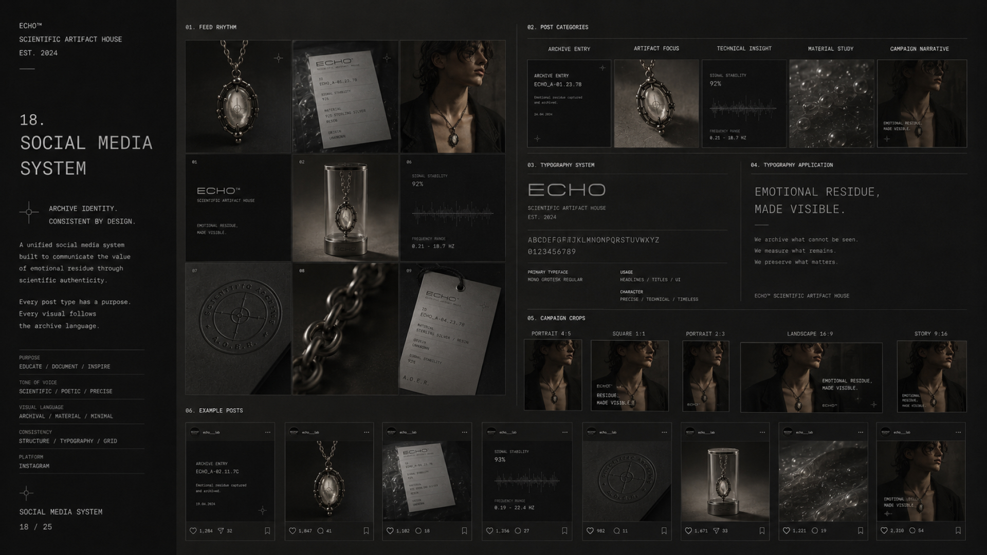 JEWELLERY BRAND-IDENTITY // ECHO — Изображение №18 — Брендинг на Dprofile
